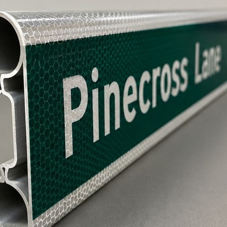Custom printed street signs in bulk