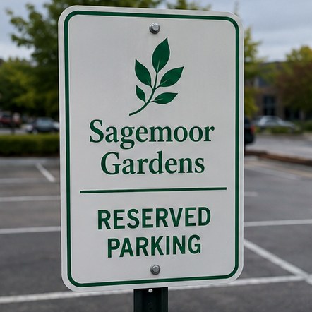 Customized street signs for industrial sites and yards