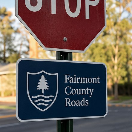 Customized street signs for property and facilities management