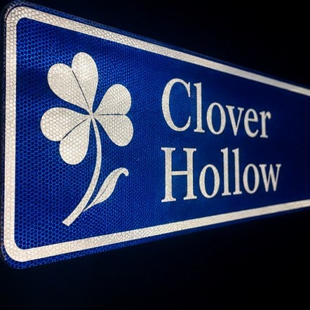 Street signs with logo printing